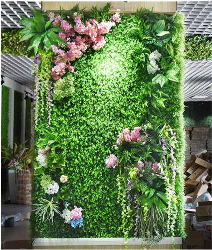 仿真植物墙绿植背景墙米兰假草坪墙门头室内装饰植物花墙上海直销