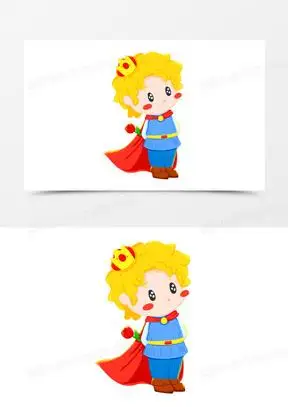 王子卡通图片素材