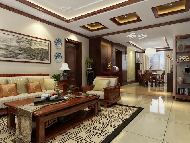 新中式悦装网装修北京装修小区装修客厅装修效果图片_装修美图-新浪家