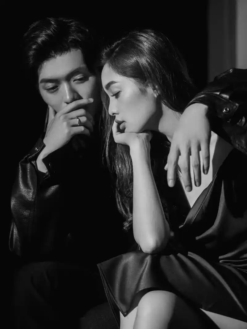 让人忍不住尖叫94高级肖像情侣写真.94写真风格94 黑白  - 抖音