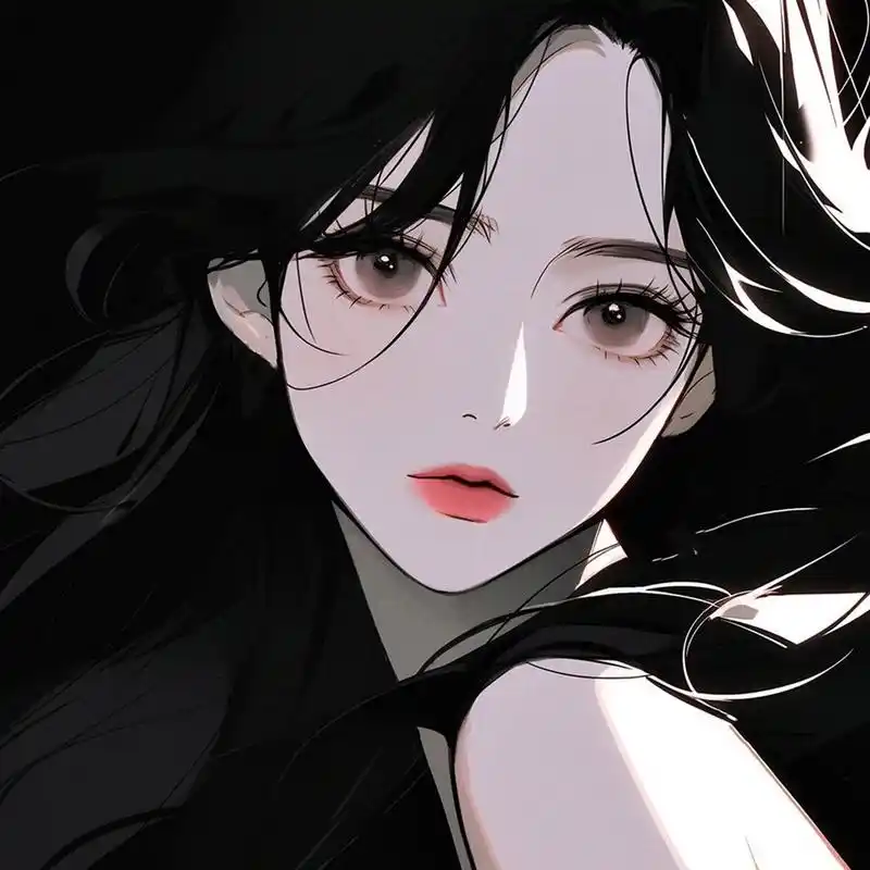 喜欢暗黑风格么?女生酷飒头像 御姐范儿