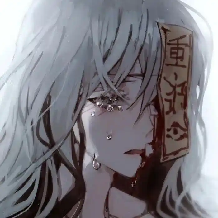 微丧动漫女头,悲伤暗黑头像