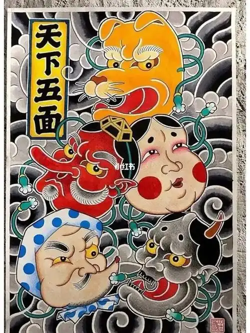 太原纹身‖天狗纹身手稿分享