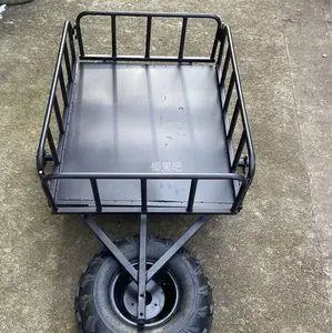 改装小公牛火星沙滩车拖斗自制四轮摩托车后拖车挂斗载物货箱货斗