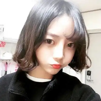 可爱女生短发圆脸头像 女生头像图片大全 -【爱个性】