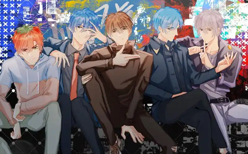 【procreate】阴阳怪气男团!来拍个照!