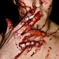 带血的伤感自残头像女_微信头像图片大全