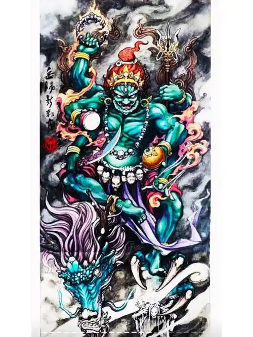满背大黑天神手稿