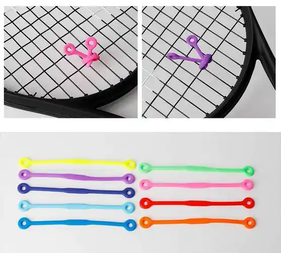 网球避震器条装 网球拍避震结硅胶材质减震器柔软不脱落多色可选买一