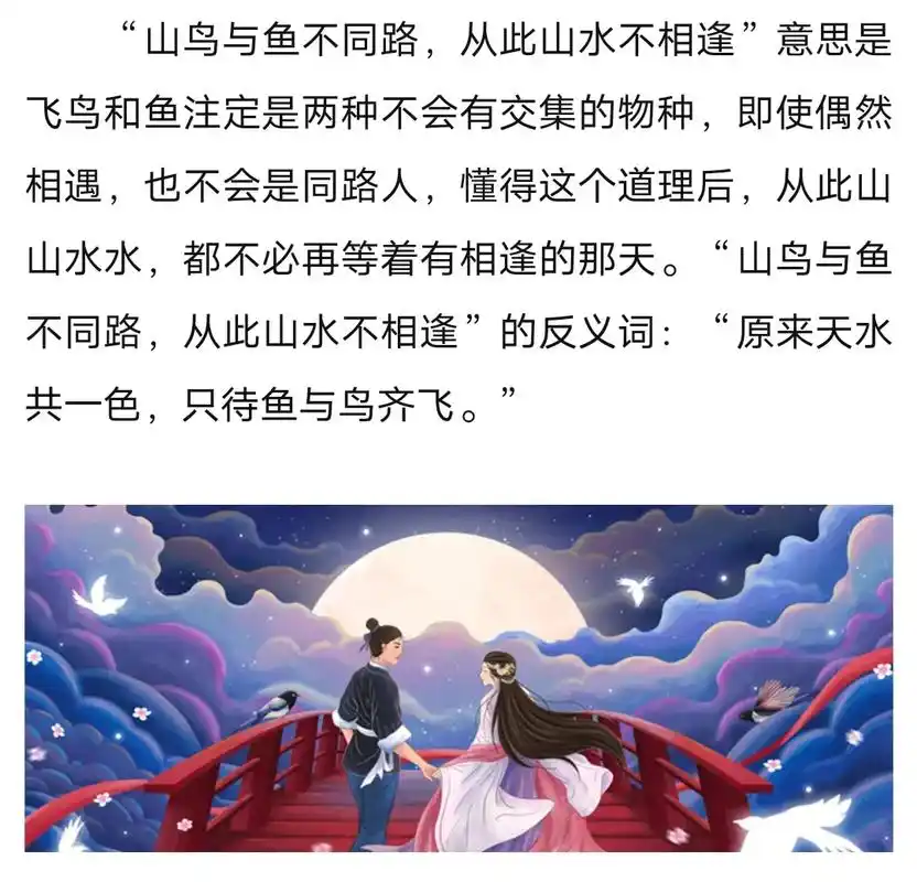 山鸟与鱼不同路,从此山水不相逢 - 抖音