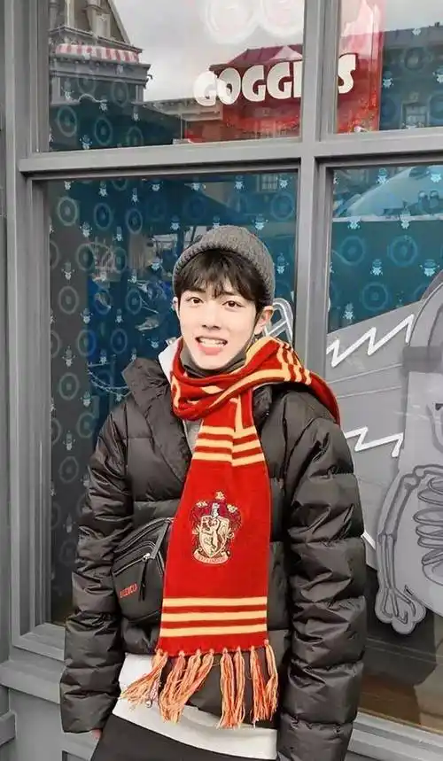 戴帽子裹围巾的肖战太温暖了,你一定从未见过这样的他_照片_男孩_样子
