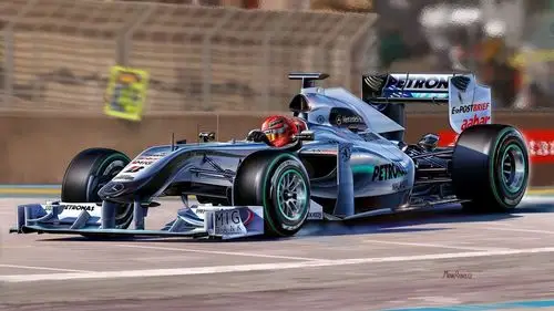 梅赛德斯 - 奔驰f1超级跑车 壁纸