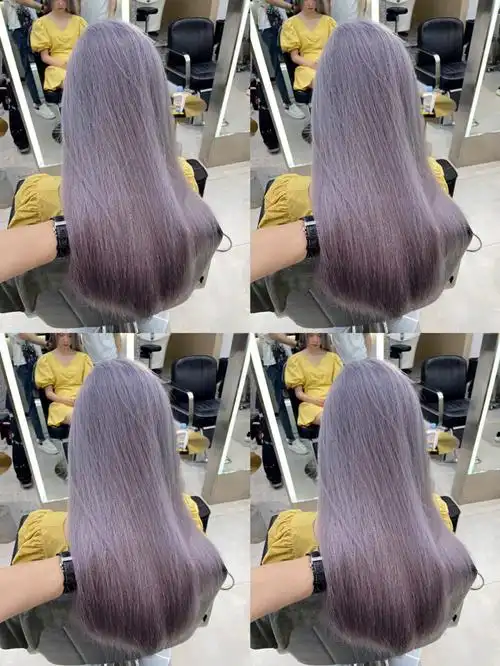 成都染发戒不掉的好看发色雾霾灰紫色