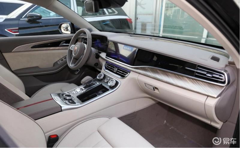 红旗h9中控台-氛围灯-座椅-易车