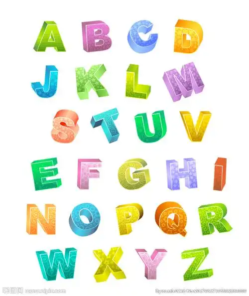 立体英文字母设计图__广告设计_广告设计_设计图库_昵图网nipic.com