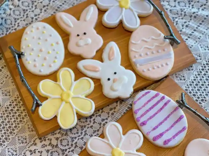复活节春天的饼干