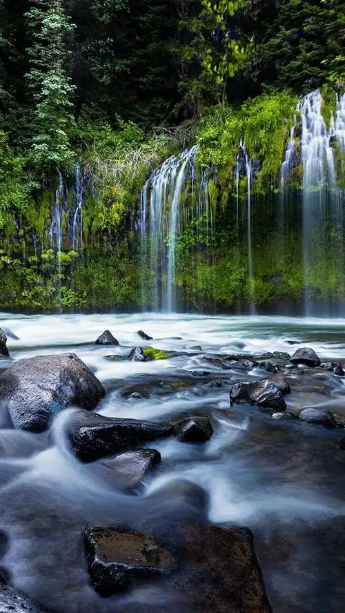 仙境般唯美山水,高清图片,手机锁屏桌面-壁纸族