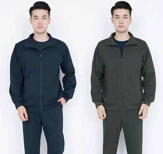 21新式长袖体能服冬季训练服套装春秋拉链外套速干透气冬季跑步运动