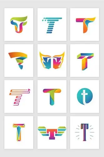 logo矢量设计图形t字母logo别别别啊啦勒该采集也在以下画板加载更多