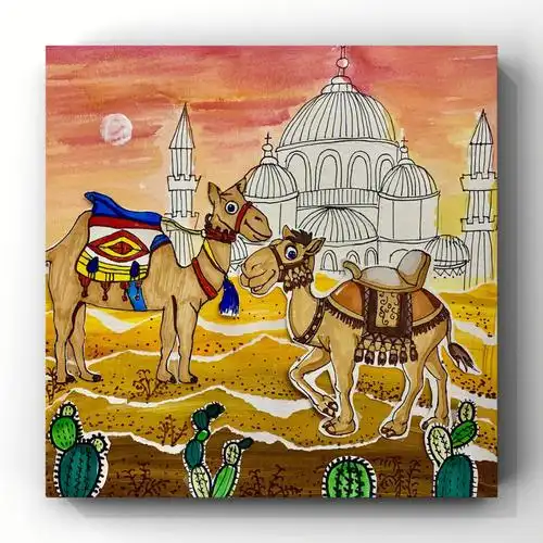 土耳其斗骆驼一年级创意美术暑假课