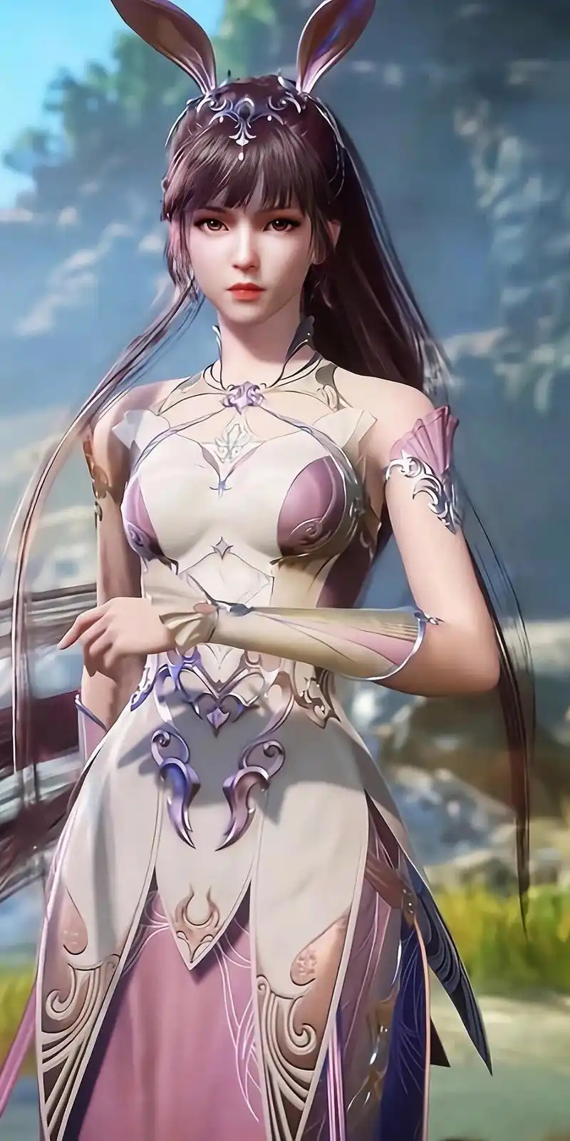 斗罗大陆最美小舞全面屏手机壁纸