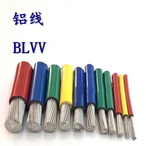 oloey 国标双皮铝线blvv10平方铝芯双胶电线 铝线 10 平方(100米)