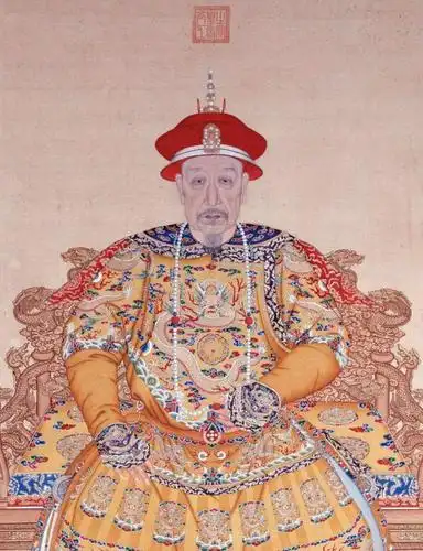 乾隆皇帝画像