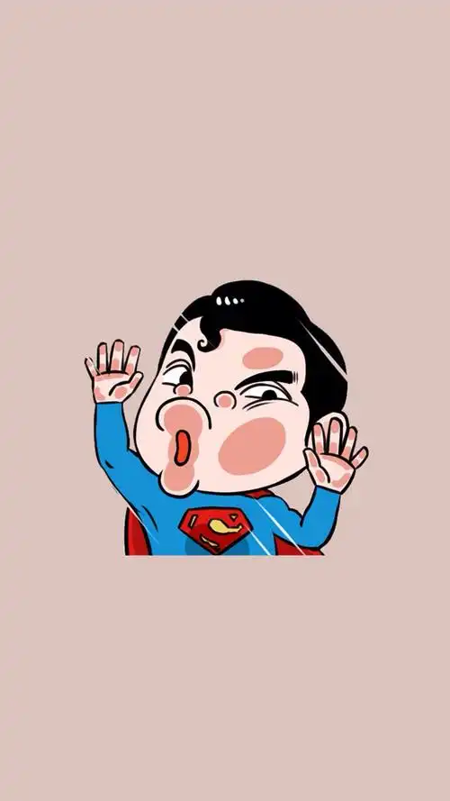 搞笑撞玻璃卡通人物高清手机壁纸