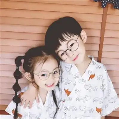 2022年最火萌娃情侣头像可爱又好看的孩子