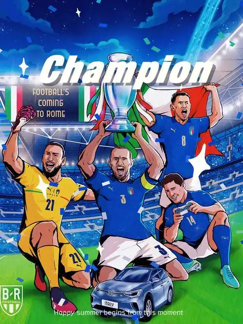 恭喜意大利获得2020年欧洲杯冠军