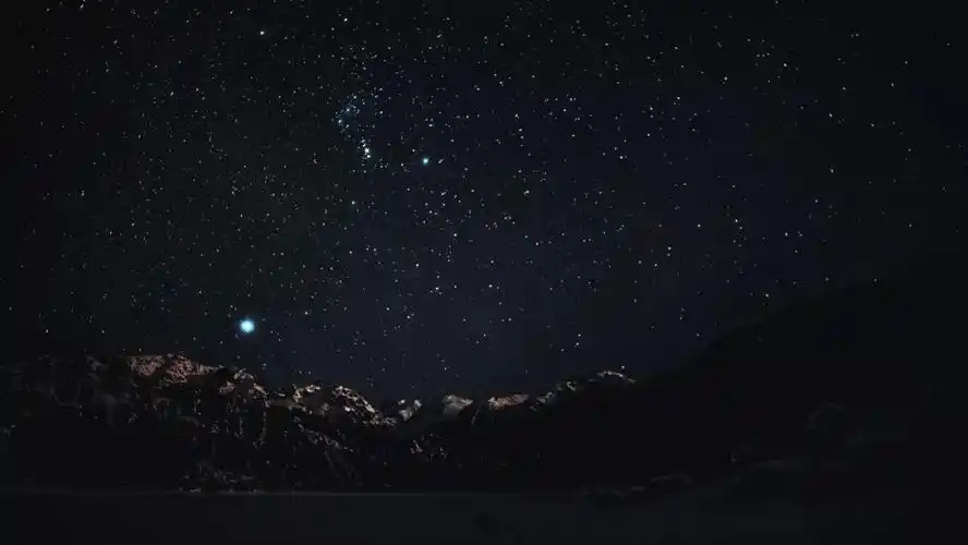 收藏| 天池绝美星空壁纸