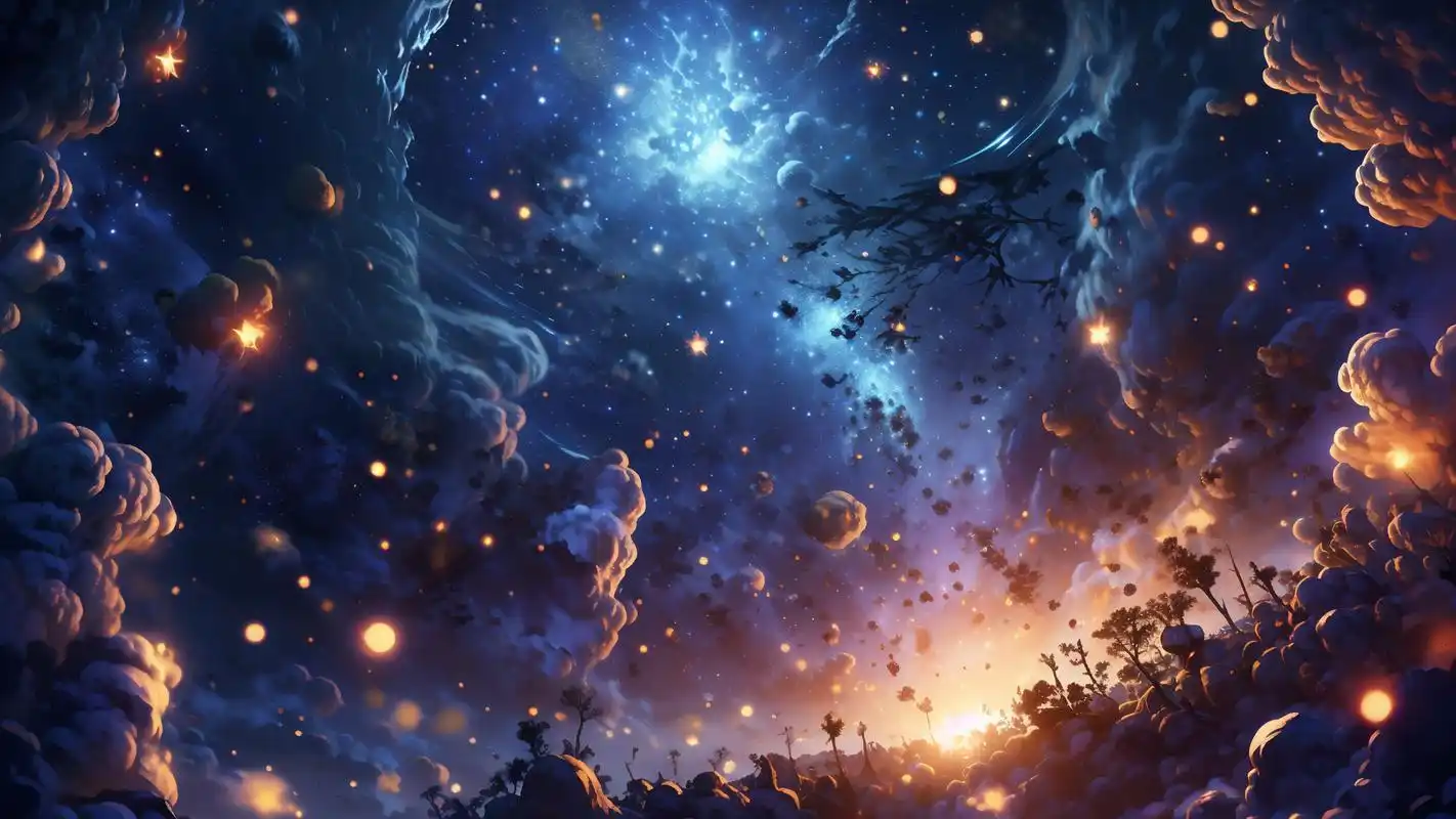 男生专属星空背景图90 简洁酷炫