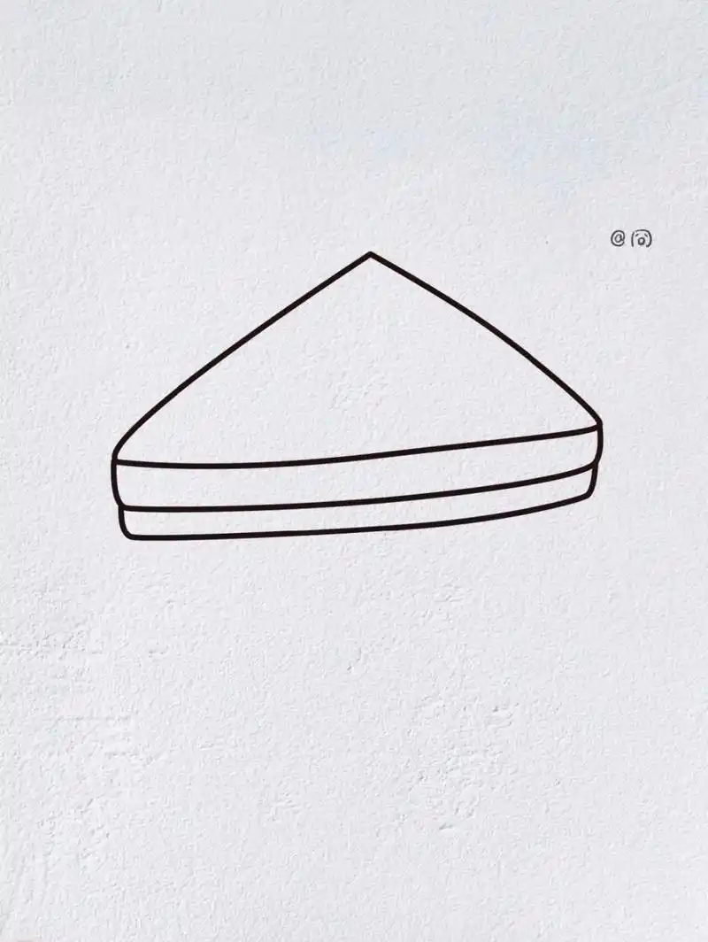 三明治简笔画(内附过程图)