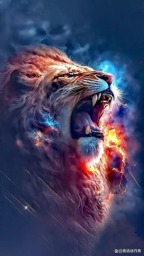绘画之雄狮:壮丽之魂,在cg绘画中重塑王者的气势