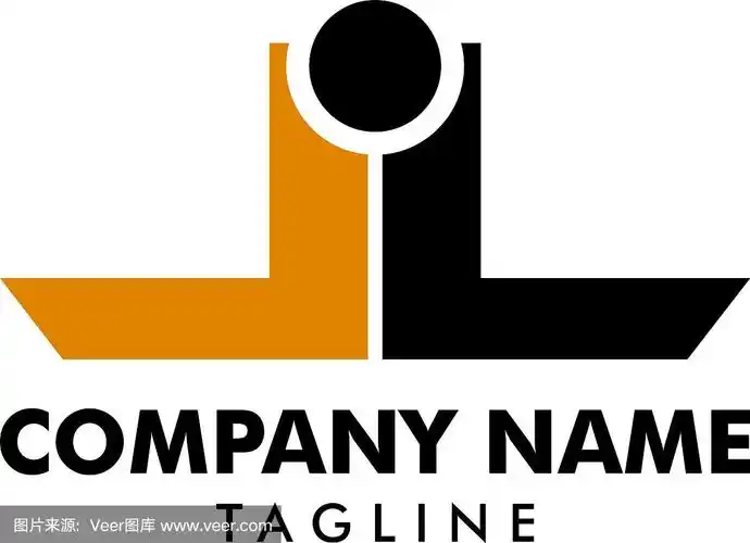 首字母ll标志模板设计