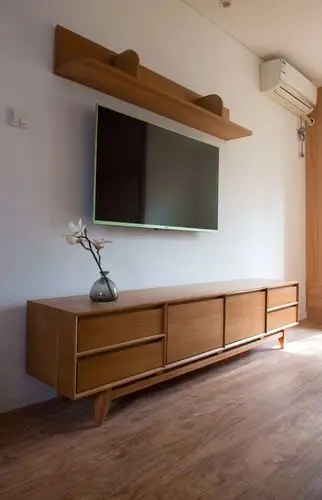 刷乳胶漆的电视墙简单省钱也耐看大方