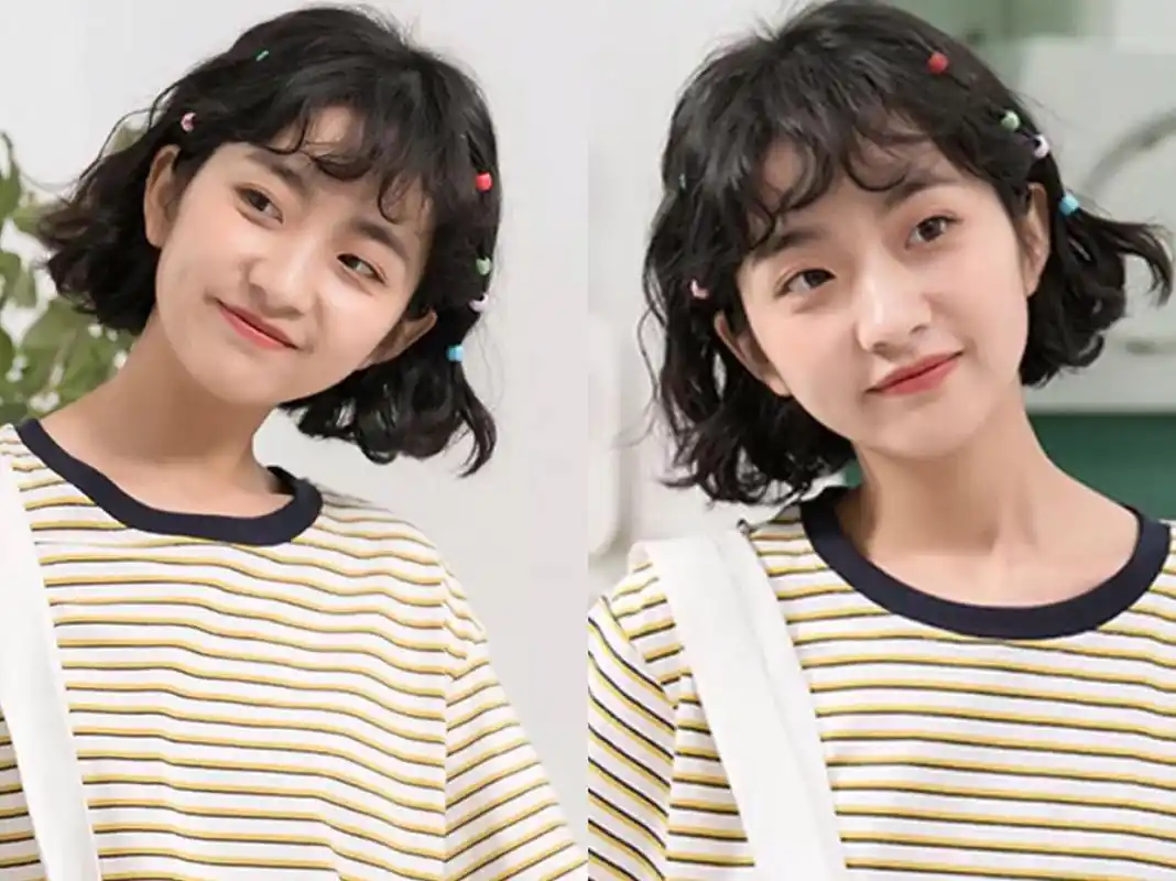 夏日很流行的4款"短发扎马尾",适合小个子女生,清凉又好看!