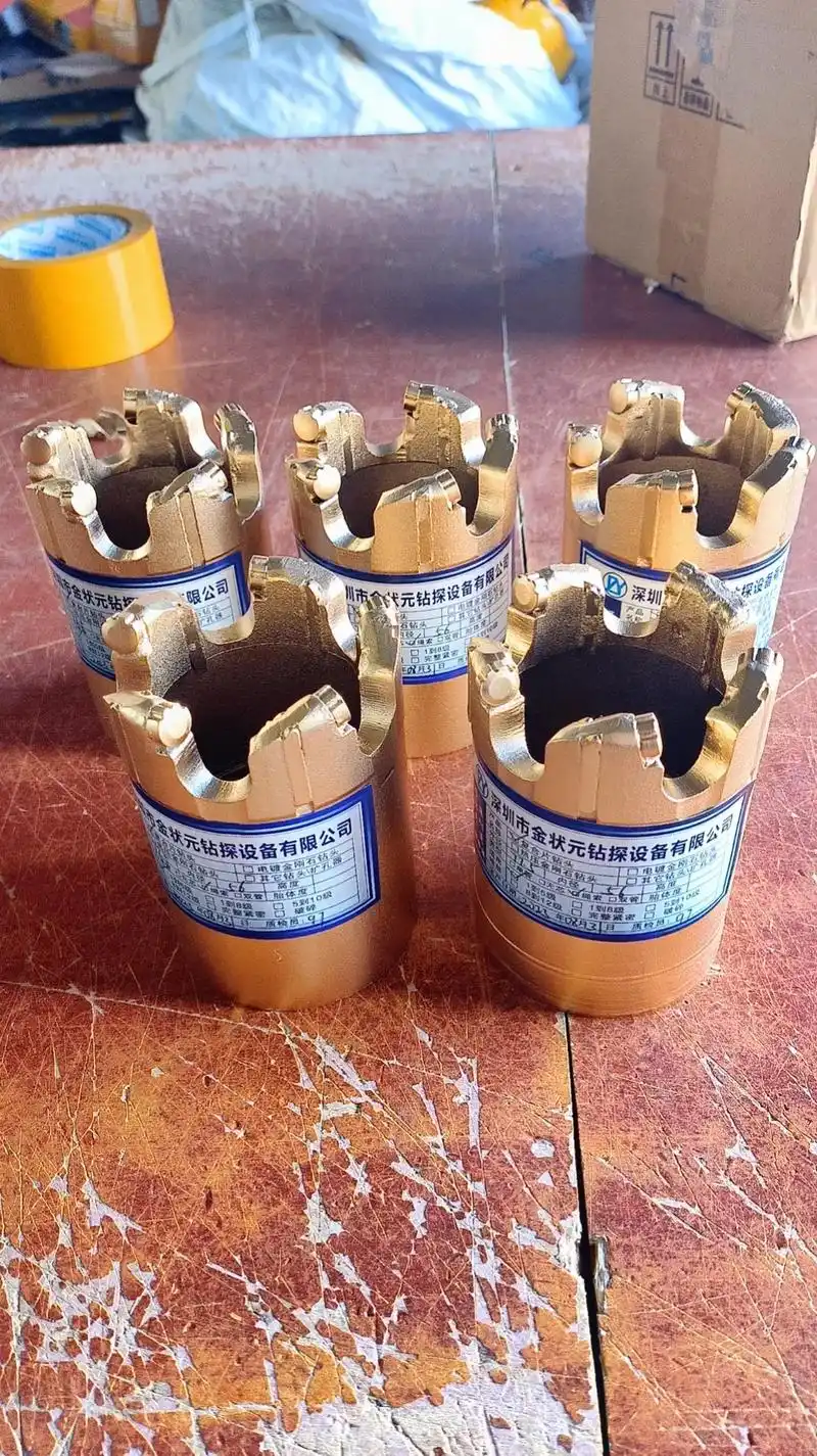 ntw复合片钻头.#我要上热门  金状元 ntw复合片绳索钻 - 抖音