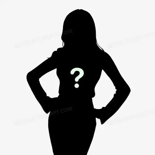 本作品全称为《简约手绘黑衣人神秘女嘉宾剪影装饰元素》,使用 adobe