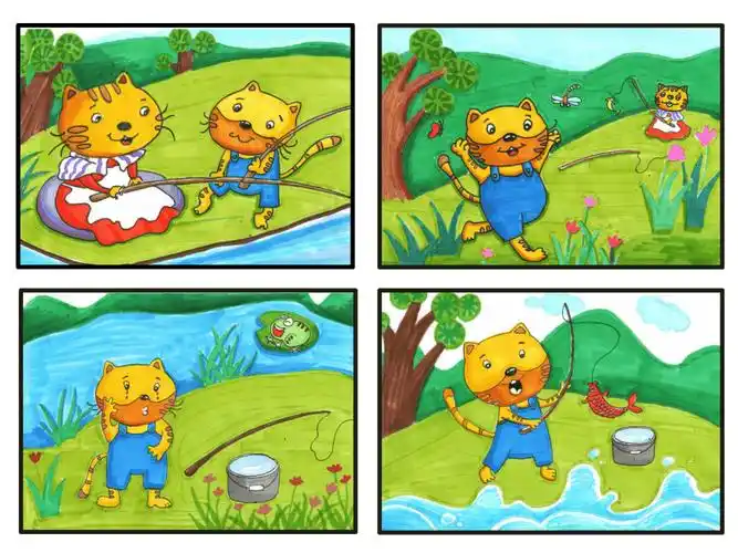 人教版二年级下册美术课件第13课动物的故事16张ppt