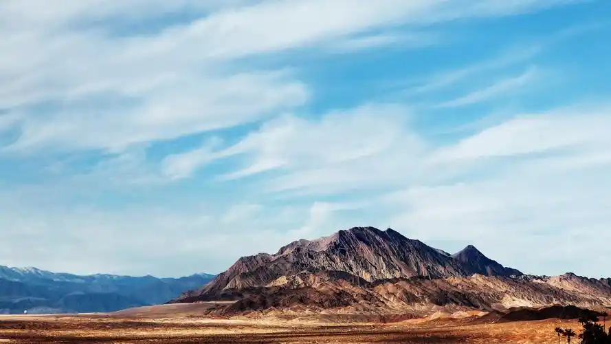 清新养眼的蓝天白云,高清图片,电脑桌面-壁纸族