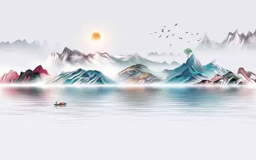 新中式山水画①