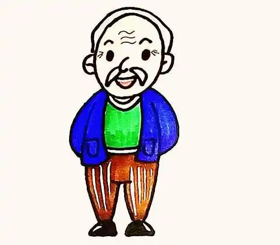 爷爷的简笔画 爷爷的简笔画头像