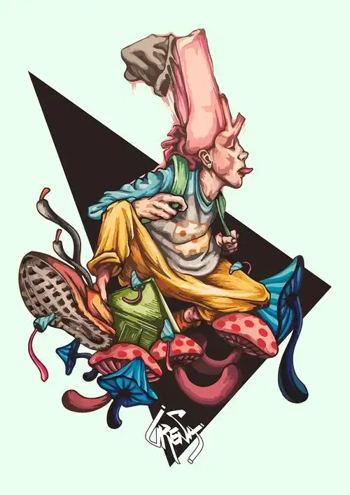 grena马克笔插画设计