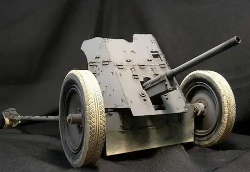 37毫米战防炮国军反坦克利器可击毁日军任何一种坦克