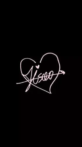 jisoo 签名壁纸