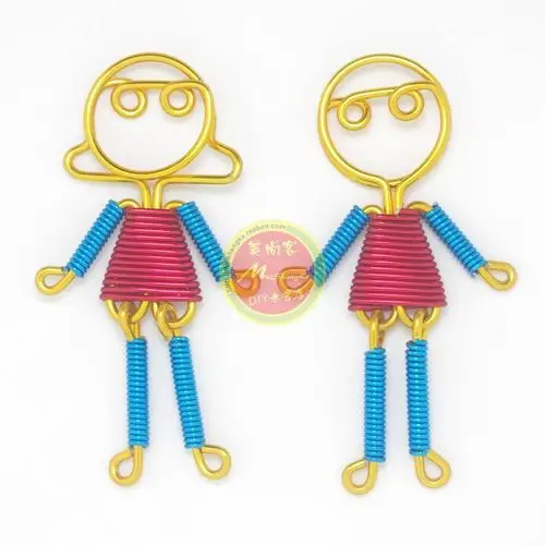 包邮diy手工铝线1mm彩色软铁丝漆包氧化铝线人偶自行车材料