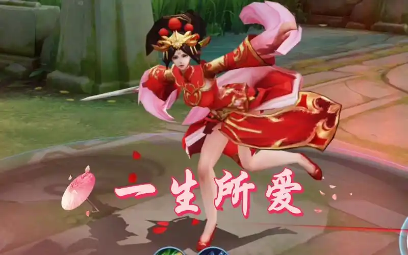 王者荣耀3d视角下的露娜-一生所爱皮肤展示