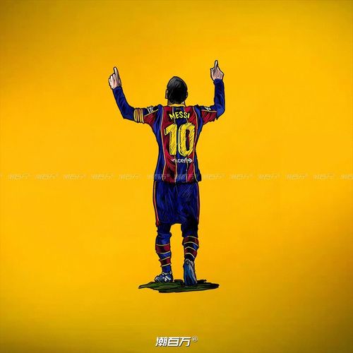 梅西反光车贴指天庆祝素描风背影汽车漆面玻璃电脑电动车装饰贴纸