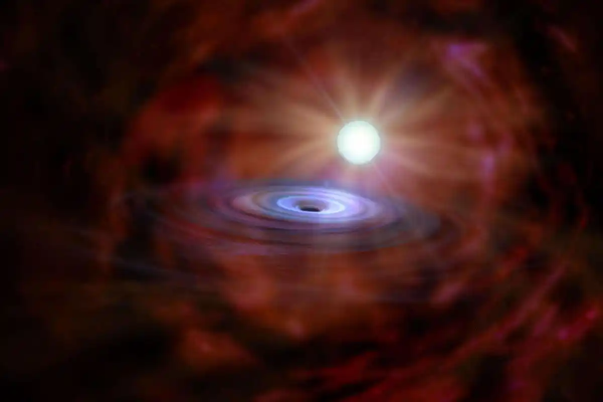 10亿光年外,天文学家绘制到这个黑洞的气体漩涡,黑洞"看得见"